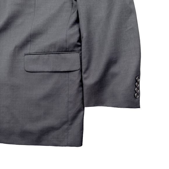 Jones New York Vintage‎ Blazer Mens Size 50L Gray Wool Cashmere Formal Classic - Picture 3 of 12